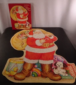 1981 Springbok Puzzle Outlines / "Santa Shaped" Puzzle 500 pcs PZL5502 Complete - Picture 1 of 12