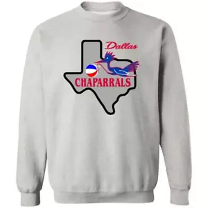 Dallas Chaparrals Sweatshirt Classic Crewneck | ABA Basketball Team - Picture 1 of 6