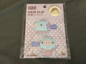 BTS BT21 MERCHANDISE UFFICIALE CLIP CAPELLI BAMBINO J HOPE MANG NUOVO VENDITORE USA IN MANO - Foto 1 di 2