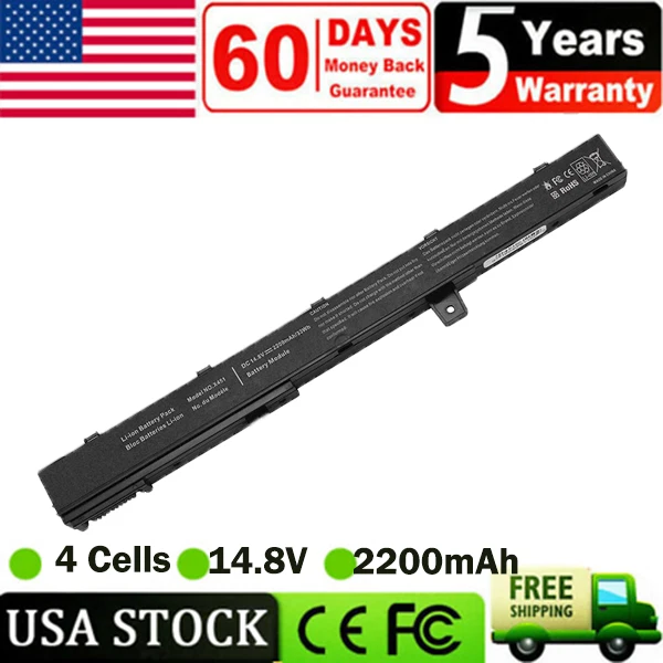 Batería de portátil para Asus X551 X551C X551CA X551M X551MA Series A31N1319 A41N1308 Foto 1 de 4