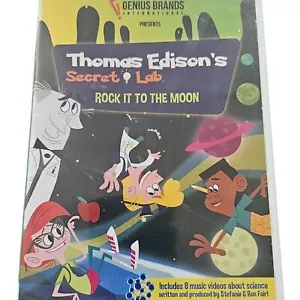 Thomas Edisons Secret Lab Rock It To The Moon Movie DVD -USED - Foto 1 di 4