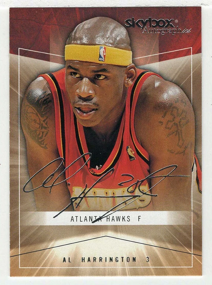Al Harrington - Atlanta (NBA Basketball) 2004-05 Skybox Autographics # 57 Mint - Image 1 of 1