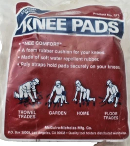 vintage Nicholas Economy Rubber Knee Pads P/N: #317 Unused in package &GREEN PR. - Picture 1 of 4