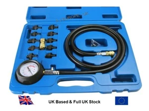 Engine Oil Pressure Test Tester Set Kit Low Oil Warning Devices Car Van LCV Tool - Picture 1 of 2