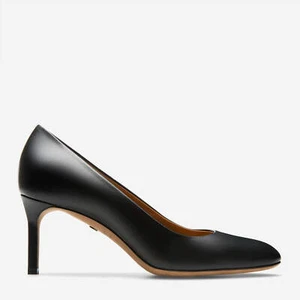 NEW Bally Edita Ladies 6210547 Black Leather Pumps US 8.5 MSRP $475 - Picture 1 of 3
