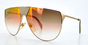 Rodenstock Sonnenbrille SUPERSONIC Mod. 1755 A 125 80er Vintage Gold Verspiegelt - Picture 1 of 6