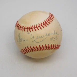 Don Newcombe Signed Inscribed Official NL B. White Baseball Auto with JSA Cert - Picture 1 of 4