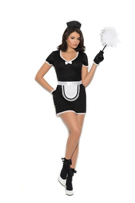 Sexy Disfraz de Halloween para Mujer Coqueta 4 Piezas por EM. Talla grande también! Foto 1 de 2