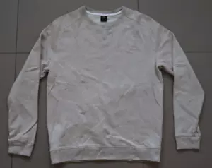 HUGO BOSS Herren Pullover Sweatshirt Basic Gr. XL Baumwolle beige - Bild 1 von 2