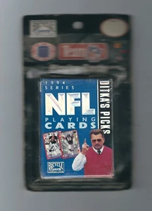 Tarjetas de juego Ditka's Picks 1994 de la NFL sin abrir aún en la tarjeta - Imagen 1 de 9