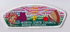 Respaldo plástico Old North State Council NC White Border FDL CSP - Imagen 1 de 1