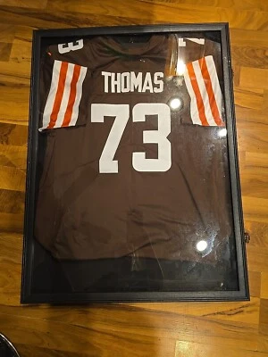 Cleveland Browns Joe Thomas Jersey In Display Case  Adult XL Nike On Field NFL  - Image 1 of 4