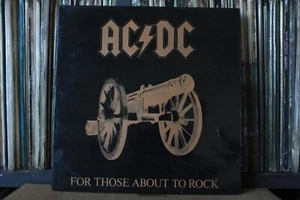 AC/DC FOR THOSE ABOUT TO ROCK  DIFF COVER  LP - Picture 1 of 8