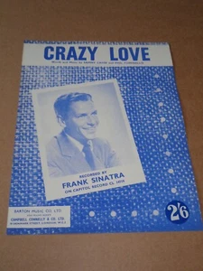 Frank Sinatra - Crazy Love sheet music - Imagen 1 de 1
