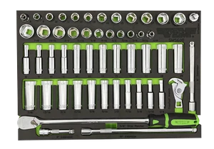 VIM Tools SMS600 52 PC. 3/8'' DR. SOCKET MASTER SET - Picture 1 of 1