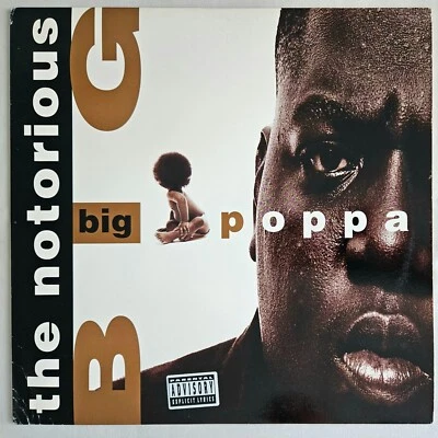 1994 - NOTORIOUS B.I.G. - BIG POPPA / WARNING - BAD BOY ENTERTAINMENT ORIGINAL - Image 1 of 4