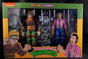NECA RAT KING and VERNON Teenage Mutant Ninja Turtles TMNT 2 Pack 2021 NEW - Picture 1 of 5