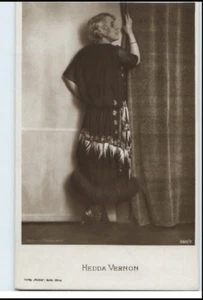 Bühne Film ~1910/20 HEDDA VERNON Porträt Echtfoto-AK - Picture 1 of 1