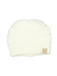 C.C. Kids Girls Ivory Beanie XS Youth - Picture 1 of 1
