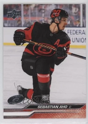 2023-24 Upper Deck Series 1 Sebastian Aho #30 - Image 1 of 2