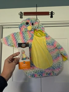 Costume neonato Halloween struzzo Hyde And Eek multicolore taglia 6-12M gilet con cappuccio - Foto 1 di 6
