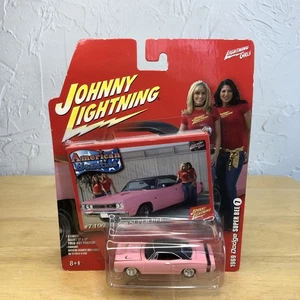 JOHNNY LIGHTNING American Beauties #7 1969 Dodge Super Bee Pink 2006 MOC - Picture 1 of 7