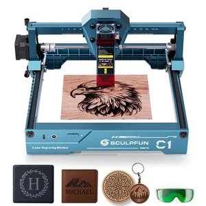 Sculpfun C1 Mini Incisore Laser 0,04mm Ultra Fine Spot Portatile per Fai da Te Principianti - Foto 1 di 9