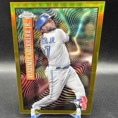 Vladimir Guerrero Jr. Expose Gold Refractor /50 2022 Topps Chrome Sonic #EX-12 - Image 1 of 2