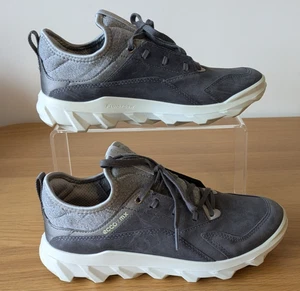 Zapatillas deportivas ECCO MX para mujer talla gris blanco de caña baja con cordones en forma fluida Reino Unido 4,5 - Imagen 1 de 15