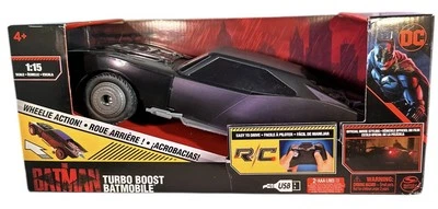 Batman Turbo Boost Batmobile DC 1:15 Scale R/C Toy Car NEW Wheelie Action - Image 1 of 4
