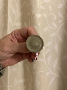 Vtg Bakelite Large Pale Green Shank Button- Tested - Picture 1 of 10