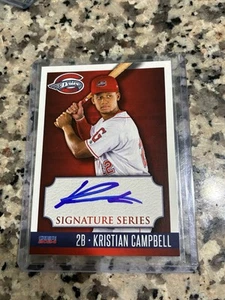 Kristian Campbell SIGNED 2024 Greenville Drive Team Card RC Auto Boston Red Sox - Picture 1 of 2