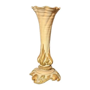 An Antique Royal Worcester Ivory Blush Porcelain Bud Vase A/F - Picture 1 of 10
