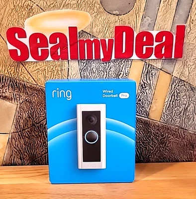 Timbre Video Ring con Cable Pro Inteligente WIFI Video Níquel Satinado *NUEVO* Foto 1 de 4