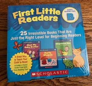 Scholastic First Little Readers Level B NEW/SEALED 25 Books Complete Box Set - Picture 1 of 2