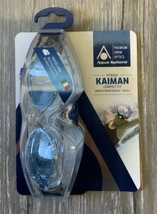 AQUASPHERE Unisex Kaiman Compact Schwimmbrille für Erwachsene BLAU (DK - Bild 1 von 4