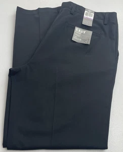 Dockers Men 38x34 D3 Easy Khaki Casual Chino Pants Classic Fit Pleated Black NWT - Picture 1 of 20
