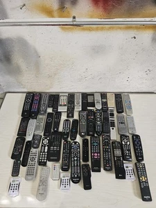 Lot of Fifty (50) Remote Controls - Miscellaneous Random Brands UNTESTED RESALE - Picture 1 of 5