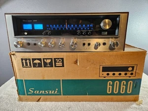 Receptor Sansui 6060 AM-FM. Recién revisado/revisado - Imagen 1 de 8