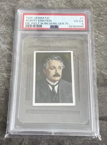 ALBERT EINSTEIN 1928 JASMATZI Card #1 PSA 4 - Bild 1 von 3
