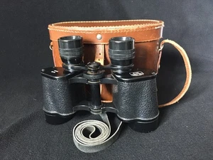 Carl Konig German Military Binoculars 6X30 Black leather Strap and Original case - Picture 1 of 8