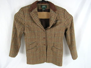 Lauren Ralph Lauren 100% Wolle Blazer Damen Gr. 14 Hahnentritt Reitsport - Bild 1 von 6
