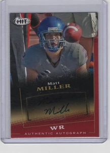Autógrafos Matt Miller 2015 SAGE HIT rojo #A102 Boise State Bronocos - Imagen 1 de 2