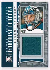 2010-11 BETWEEN THE PIPES FRANCHISES LEADERS EVGENI NABOKOV JERSEY 1 COLOR /29