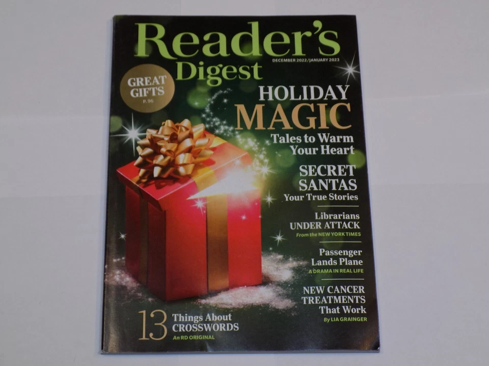 Reader's Digest Magazine Dec 2022 Jan 2023 Holiday Magic Secret Santas Library - Image 1 of 1