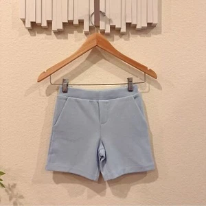 Jacadi Light Blue Pull On Sweatpants Shorts 8A 128cm Cotton Blend NWT - Picture 1 of 5