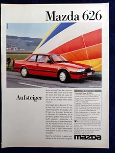 Mazda 626 , GT Coupe, originale Werbung aus 1986 "Aufsteiger" - Picture 1 of 2