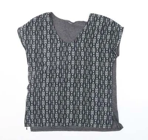 Yessica Womens Grey Polyester Blend T-Shirt Size S - Picture 1 of 12