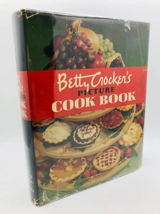 Betty Crocker's Picture Cook Book - 1950 1st Ed 4th Printing 5-Ring Binder w/DJ - Foto 1 di 14