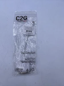 C2G 54312 8" Mini DP Male to Single Link DVI-D Female Adapter Converter White - Picture 1 of 3